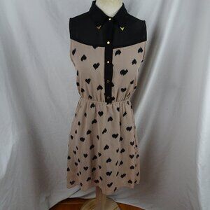 Indulge Women Hearts Dress Size L